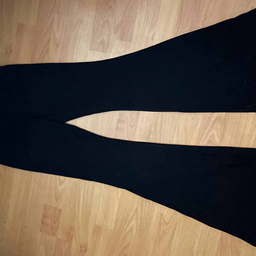 SHEIN Petite: High Waist Flare Leg Pants (XXS- 0)
